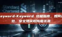 Keyword-Keyword 终极指南，如何高效、安全地获取所需资源